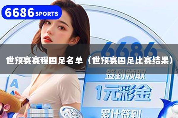 世預賽賽程國足名單（世預賽國足比賽結果）