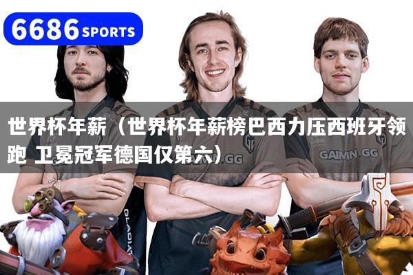 世界杯年薪（世界杯年薪榜巴西力壓西班牙領跑 衛冕冠軍德國僅第六）
